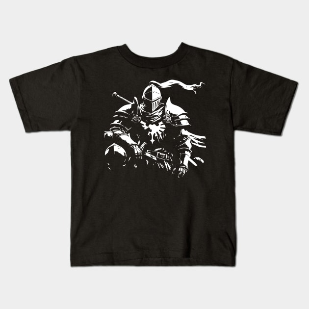 Knight in Shining Armor Kids T-Shirt by GeekyGetters